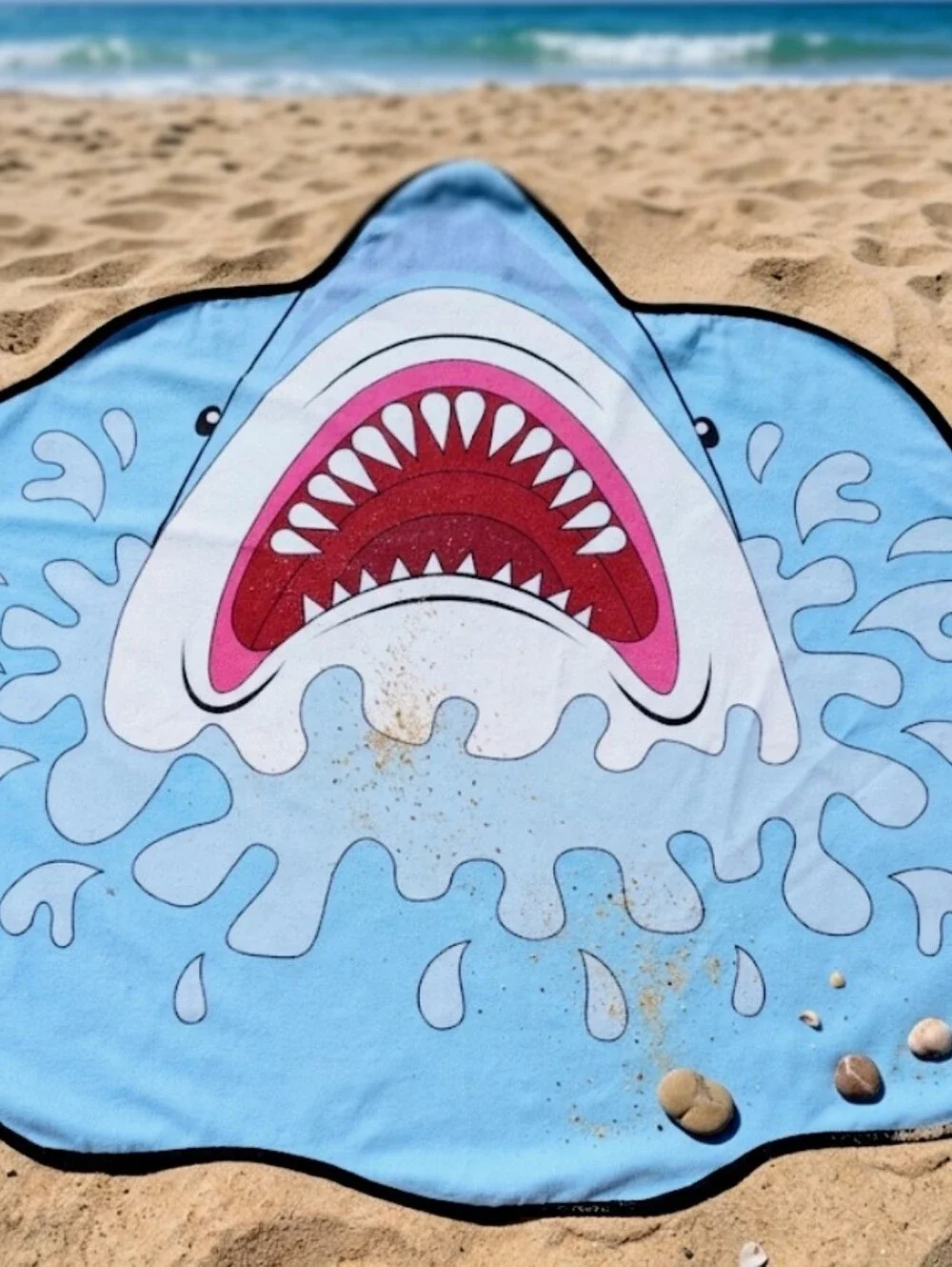 Huntington House Beach Towel Shark Attack